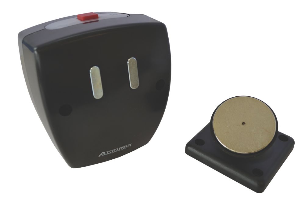 Image of Agrippa Wireless Sound-Activated Magnetic Fire Door Holder Black 