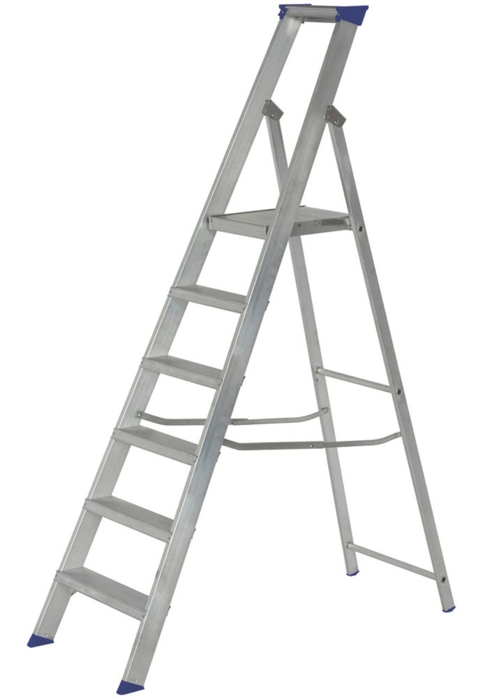 Image of Werner Aluminium 6-Treads Platform Stepladder 1.31m 