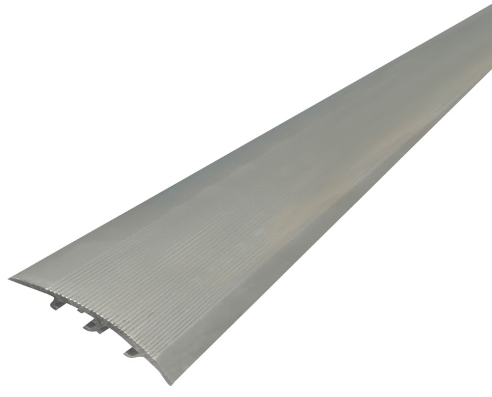 Image of Unika Silver 2-in-1 Multi-Height Aluminium Floor Profile 900mm 