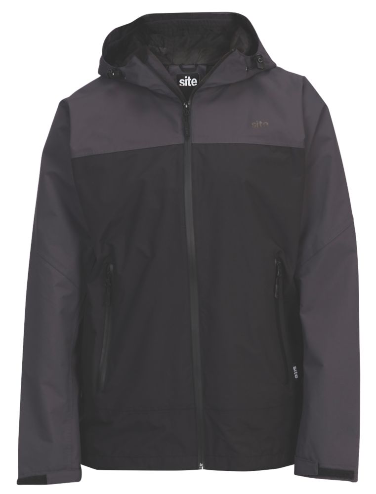 Image of Site Ninebark Waterproof Jacket Grey / Black X Large 42.5" Chest 