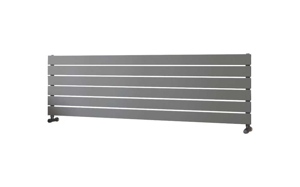 Image of Ximax Oceanus Designer Radiator 445mm x 1500mm Silver 2515BTU 