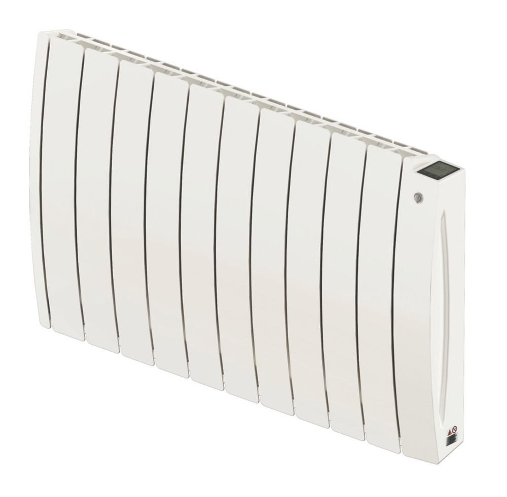 Image of Acova Taiga Electric Aluminium Horizontal Radiator 575mm x 909mm White 5118BTU 