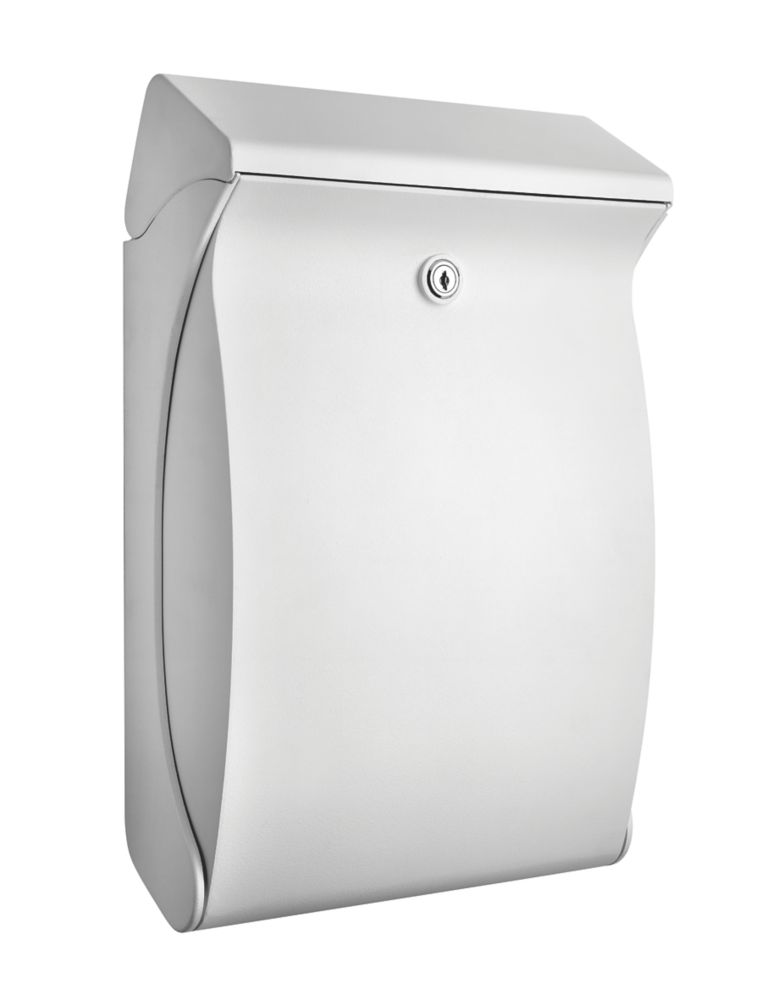 Image of Burg-Wachter Swing Post Box White Painted Finish 