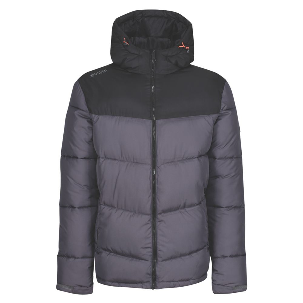 Image of Regatta Tactical Regime Baffled/Quilted Jacket Iron/Black X Large 43 1/2" Chest 