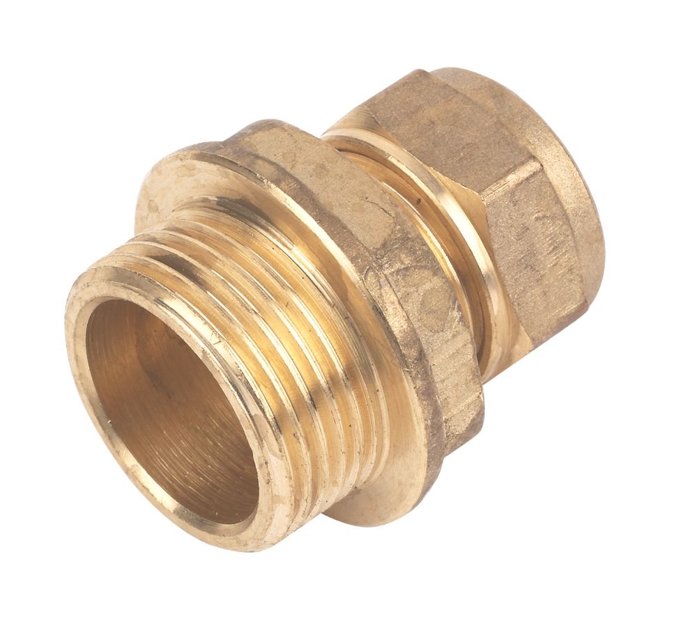 Image of Flomasta Compression Adapting Male Coupler 15mm x 3/4" 