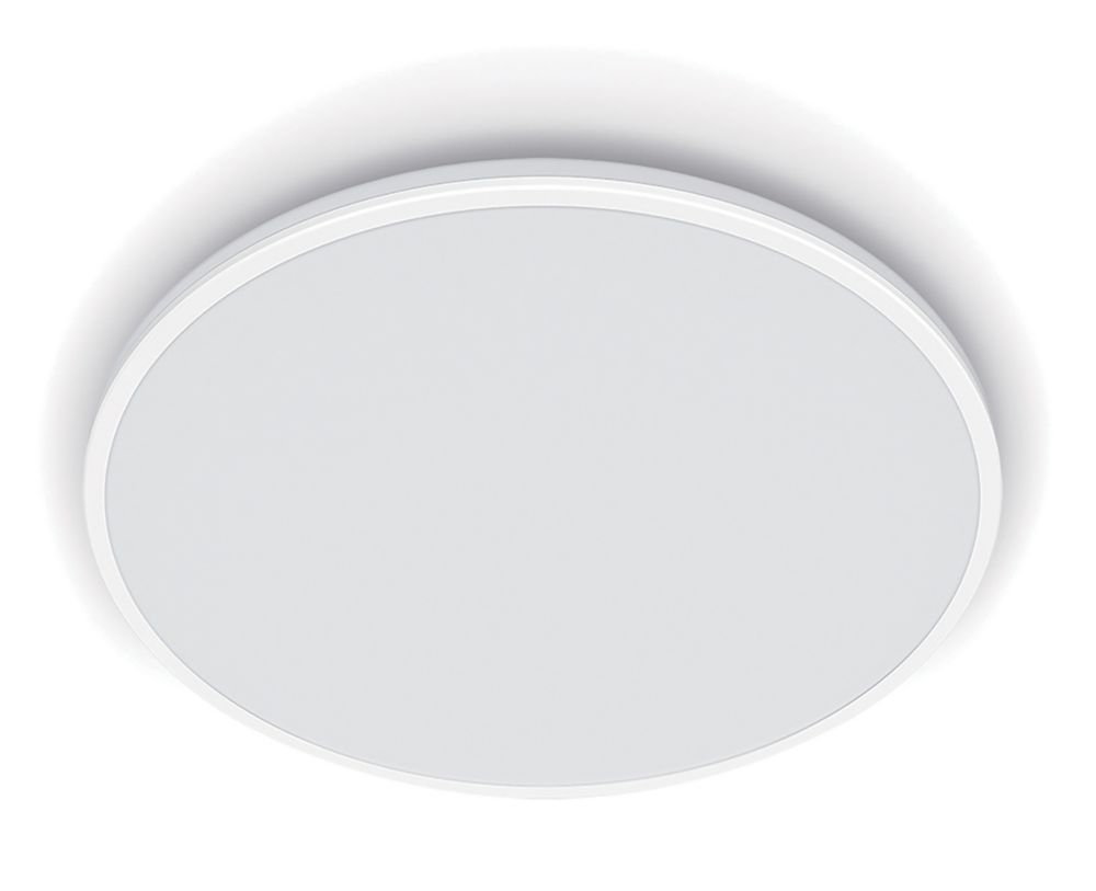 Image of WiZ Aura RGB & White LED Wifi-Connected Rune Ceiling Lamp White 21W 2100lm 