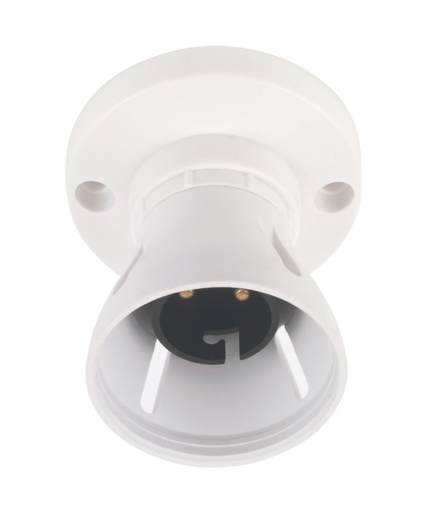 Image of Straight HO Loop-In Batten Lamp Holder Light Fitting BC 2.52" 