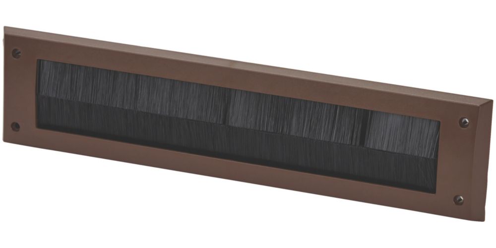 Image of Diall Letter Box Draught Seal Brown 342mm x 80mm 