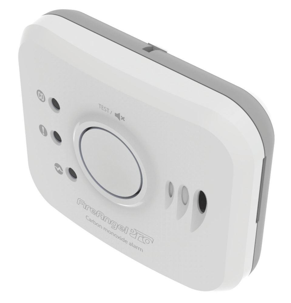 Image of FireAngel Pro Connected FP1820W2-R Battery Interlinked Carbon Monoxide Alarm 