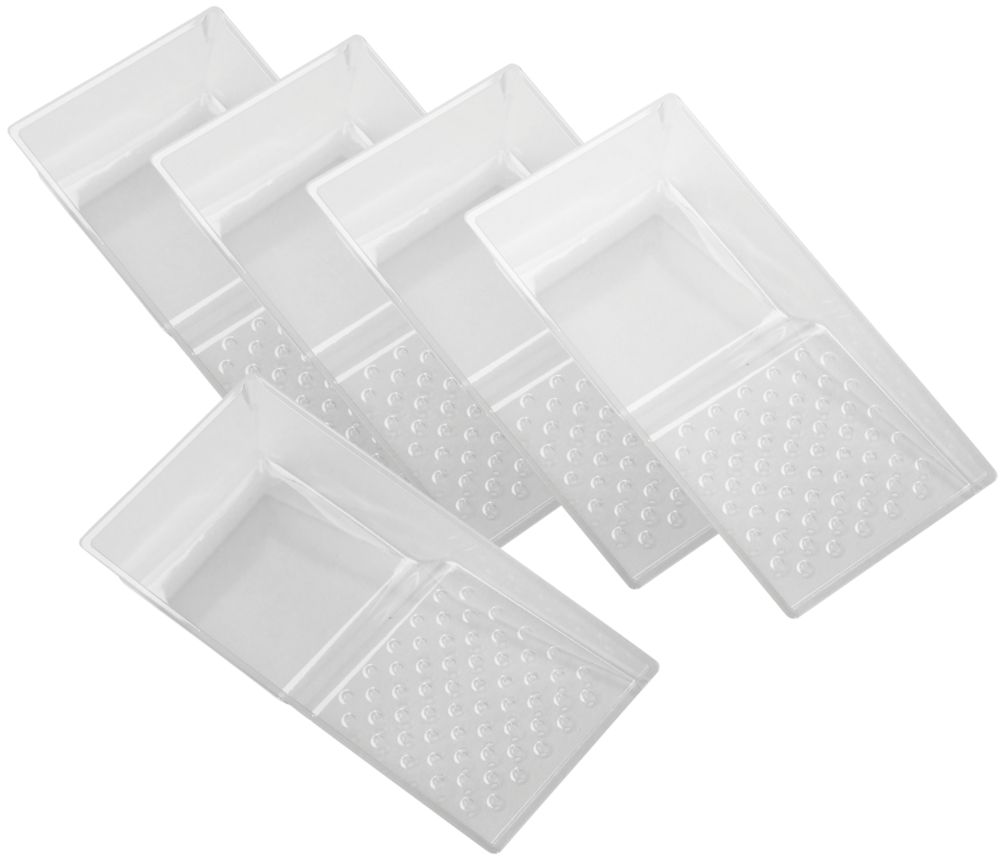 Image of No Nonsense 4" Tray Inserts Clear 5 Pack 