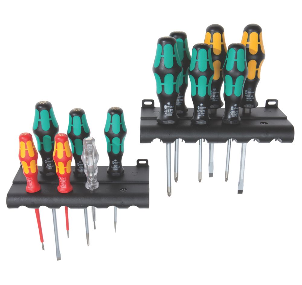 Image of Wera Kraftform Plus Mixed Screwdriver Set 12 Pieces 