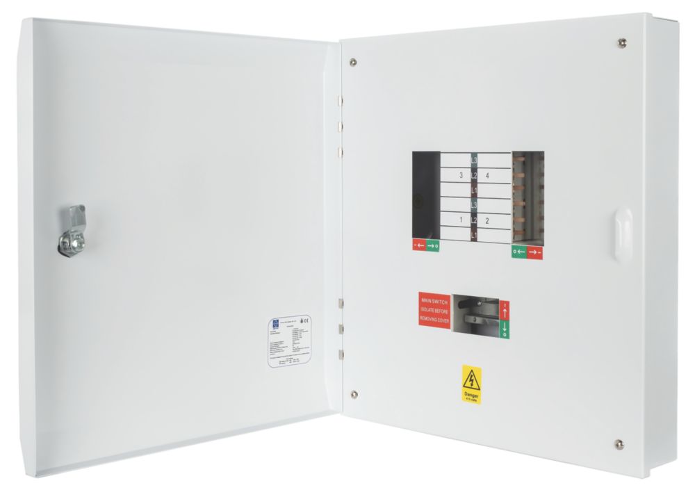 Image of Lewden TPN 12-Way Non-Metered 3-Phase Type B Distribution Board 
