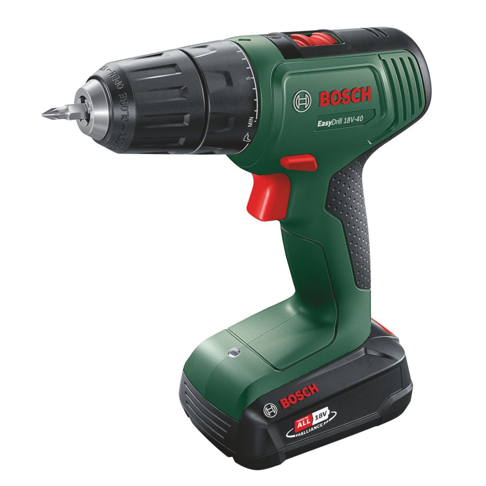 Image of Bosch EasyDrill 18V-40 18V 1 x 2.0Ah Li-Ion Power for All Cordless Drill 