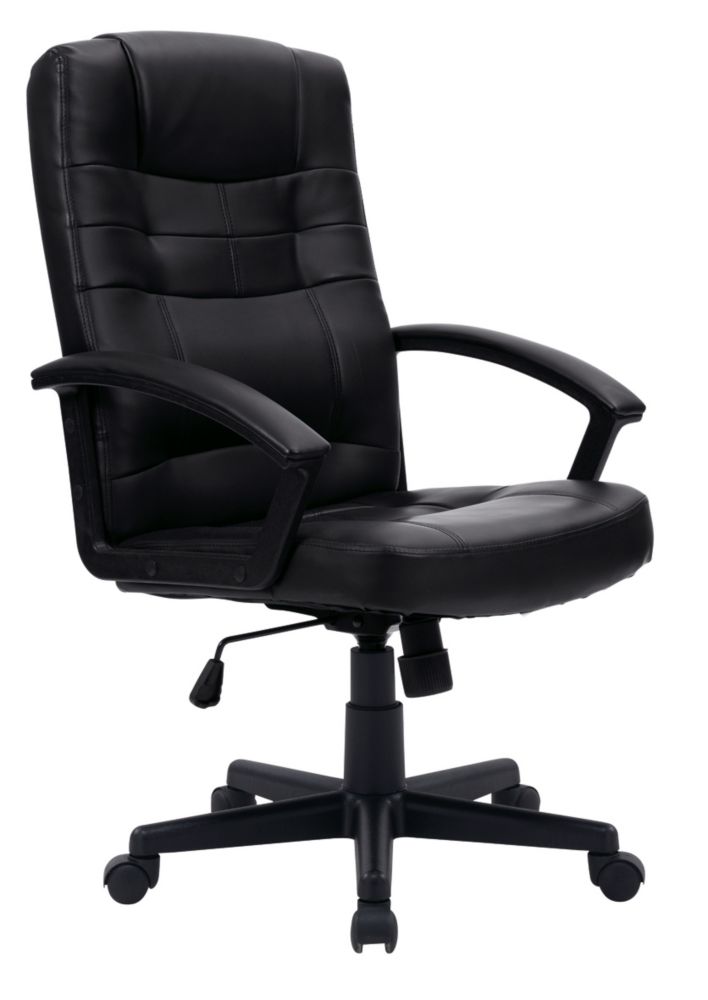 Image of Nautilus Designs Darwin High Back Executive Chair Black 