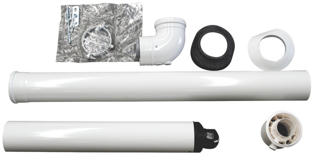 Image of Ideal Heating Raised Horizontal Flue Kit 60/100mm 