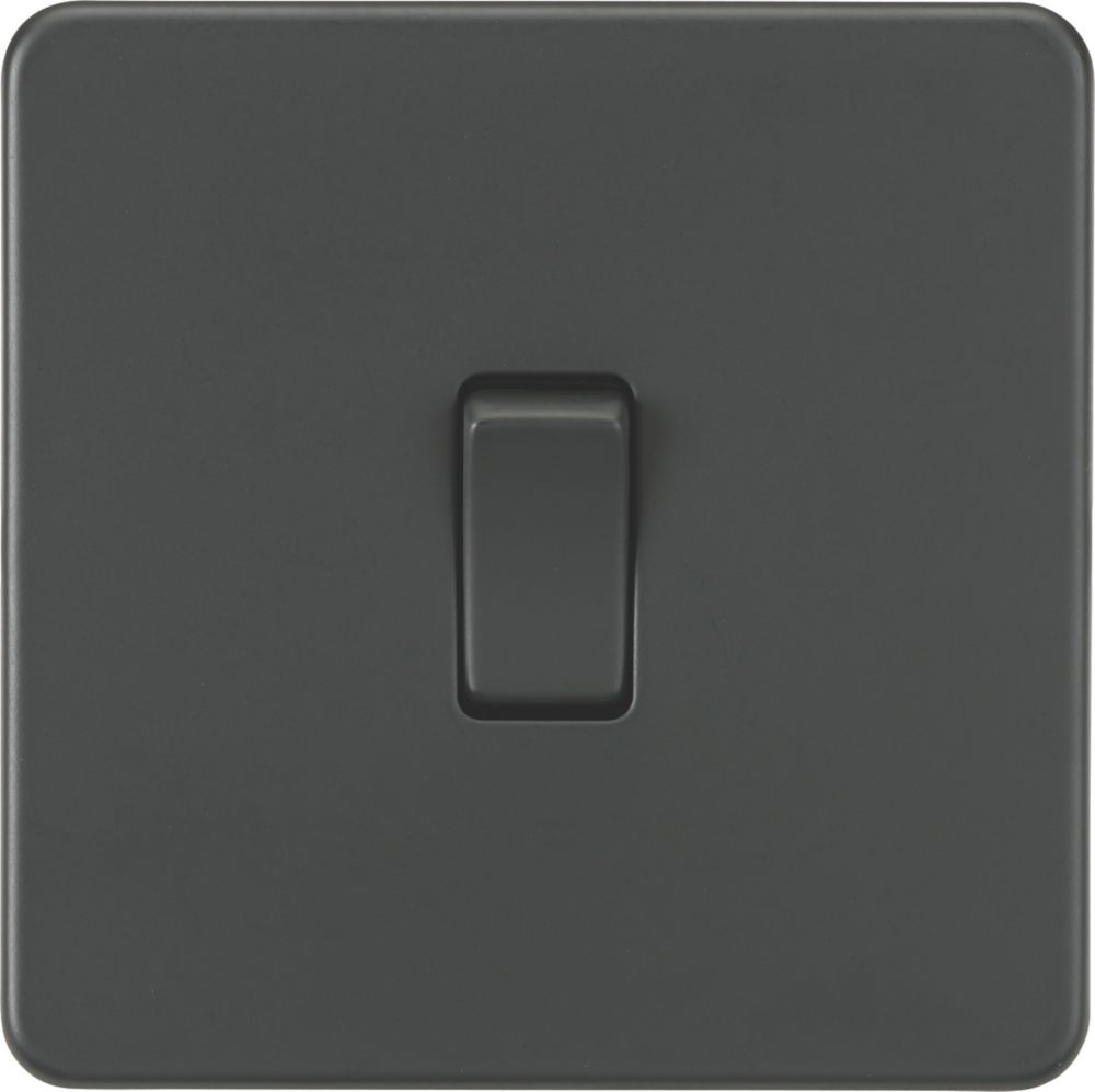 Image of Knightsbridge 10AX 1-Gang Intermediate Switch Anthracite 