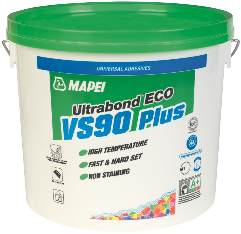 Image of Mapei Ultrabond Eco VS90 Plus HT Vinyl/Rubber Flooring Adhesive 5kg 