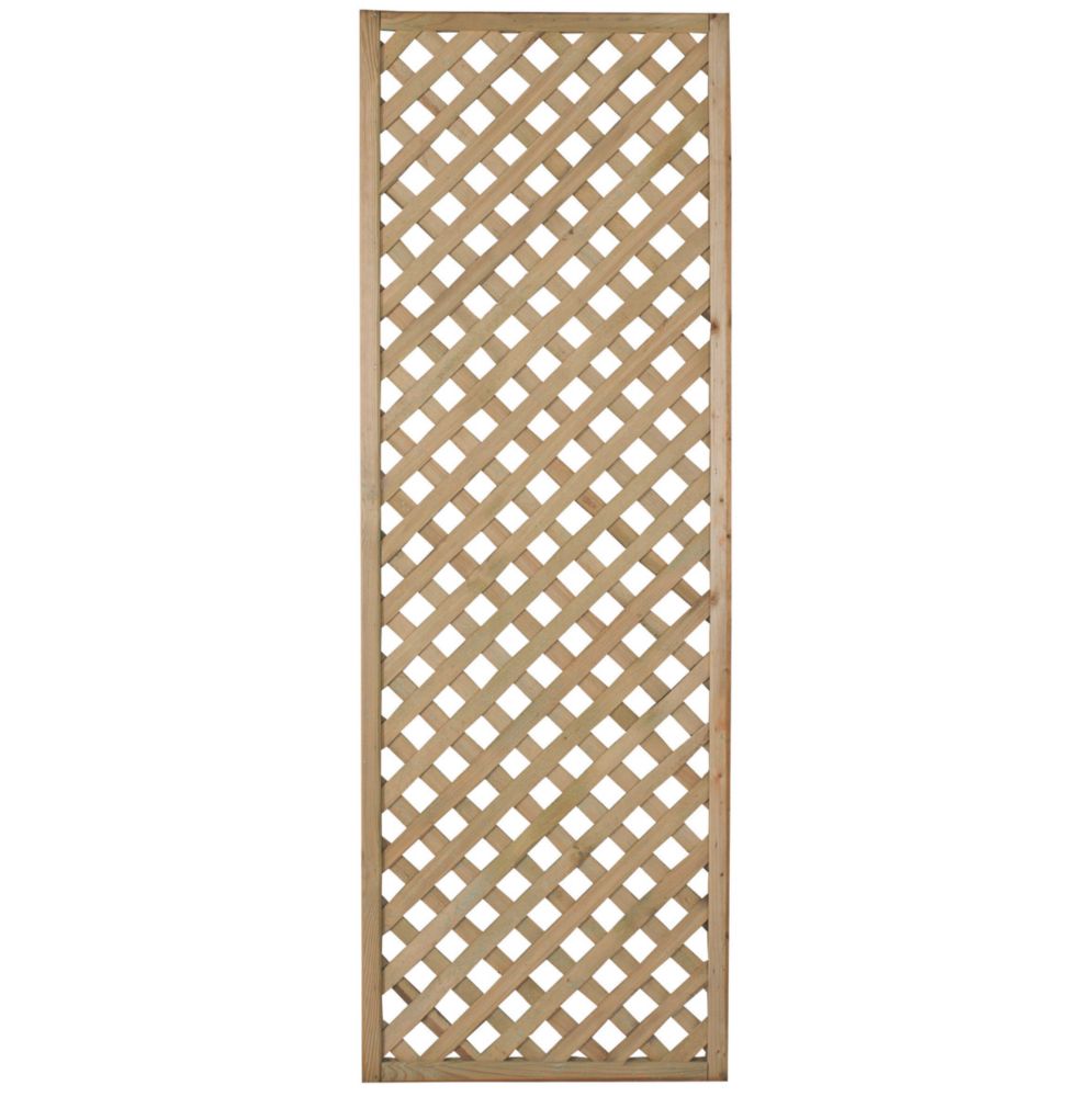 Image of Forest Rosemore Softwood Rectangular Trellis 2' x 6' 4 Pack 