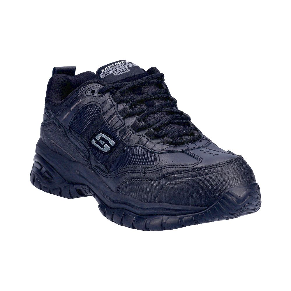 Image of Skechers Soft Stride - Grinnell Metal Free Safety Trainers Black Size 6 
