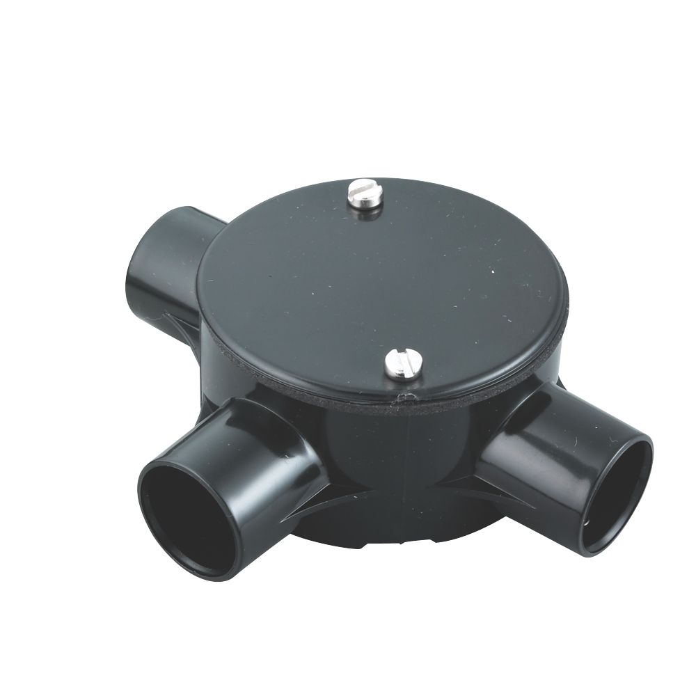 Image of Tower 3 Way 20mm Tee Box Black 