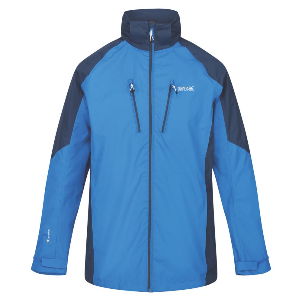 Image of Regatta Calderdale IV Waterproof Shell Jacket Skydiver Admiral Blue X Large 43 1/2" Chest 