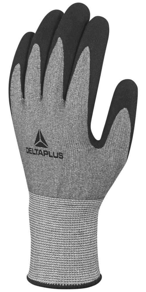Image of Delta Plus Venicut F01 Xtreme Cut Gloves Grey / Black Large 