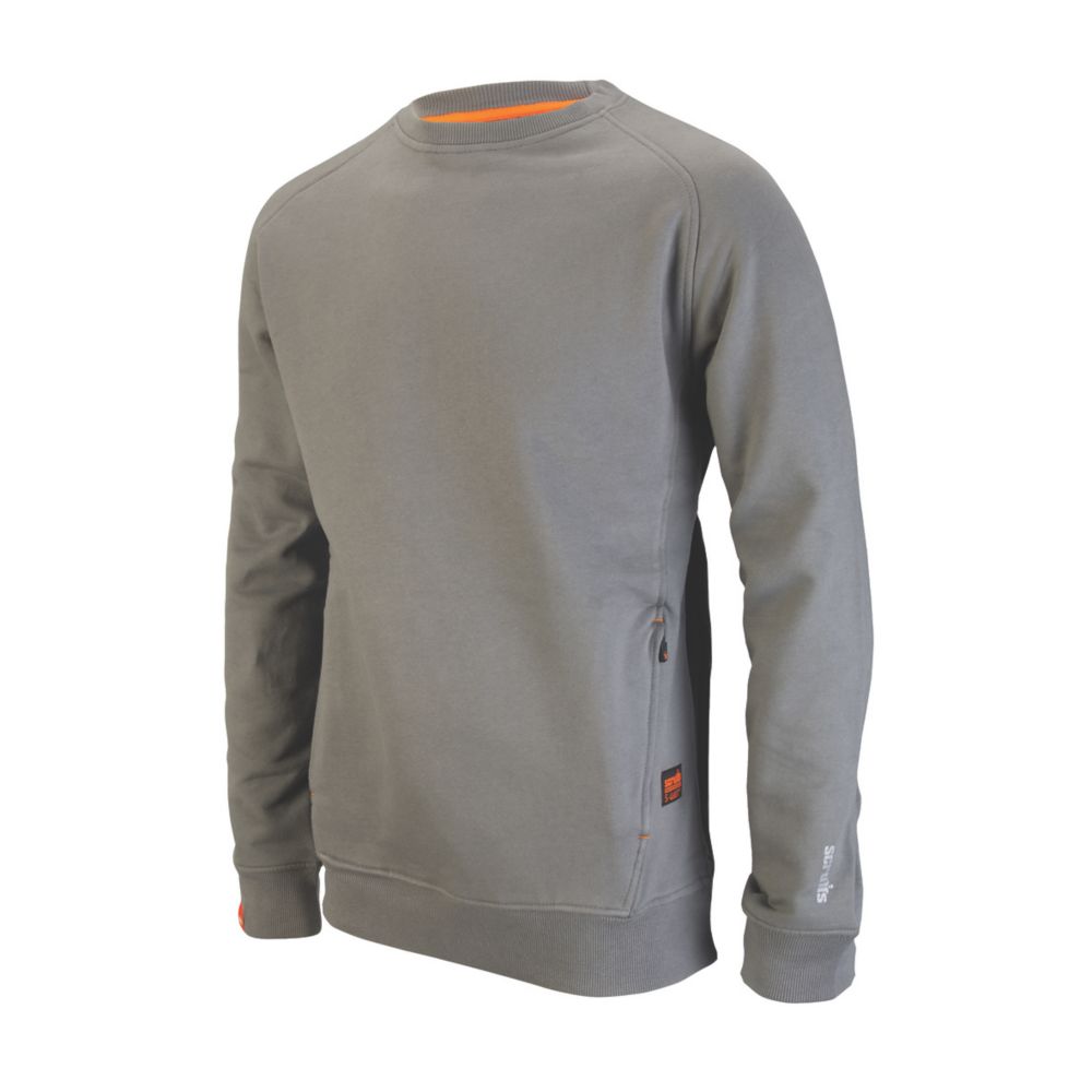 Image of Scruffs Eco Worker Sweatshirt Graphite Medium 45.7" Chest 