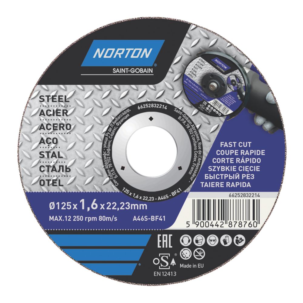 Image of Norton Metal Metal Cutting Disc 5" 