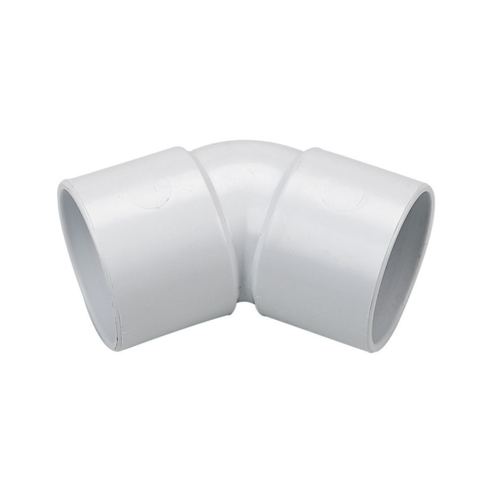 Image of FloPlast Bends 135Â° White 32mm 5 Pack 