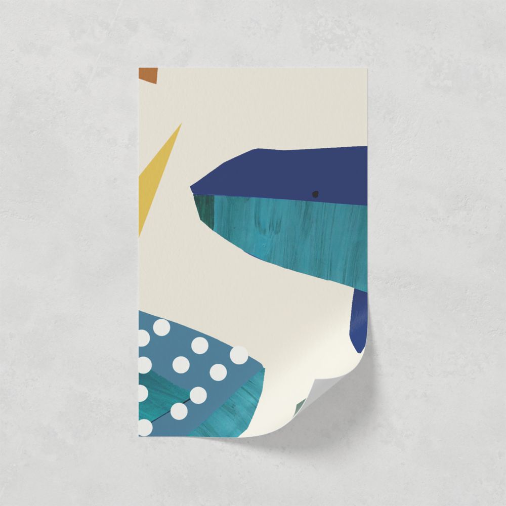 Image of LickPro Blue Marine 02 Wallpaper Sample 0.18m x 0.29m 