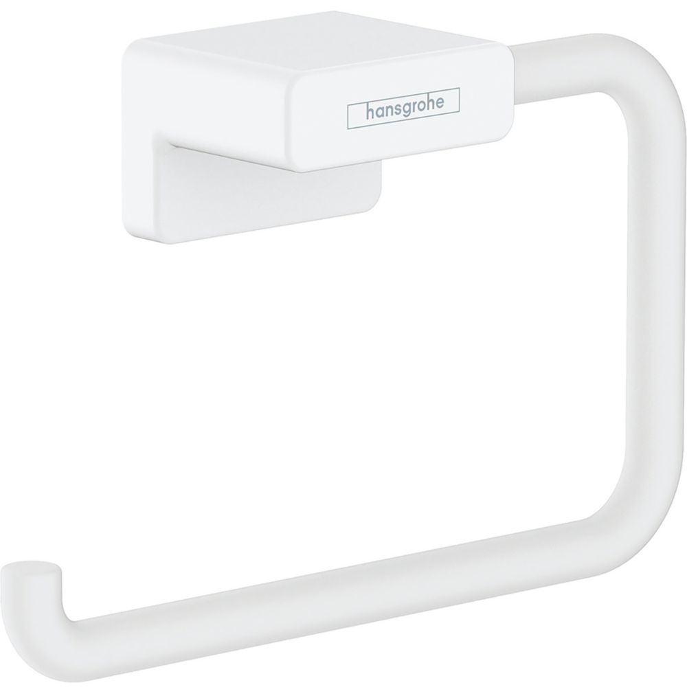 Image of Hansgrohe AddStoris Toilet Roll Holder Matt White 