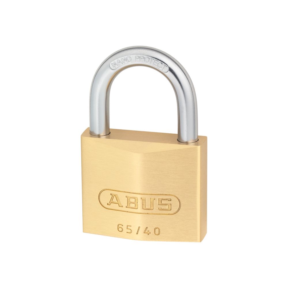 Image of Abus Premium 65 Brass Padlock 40mm 
