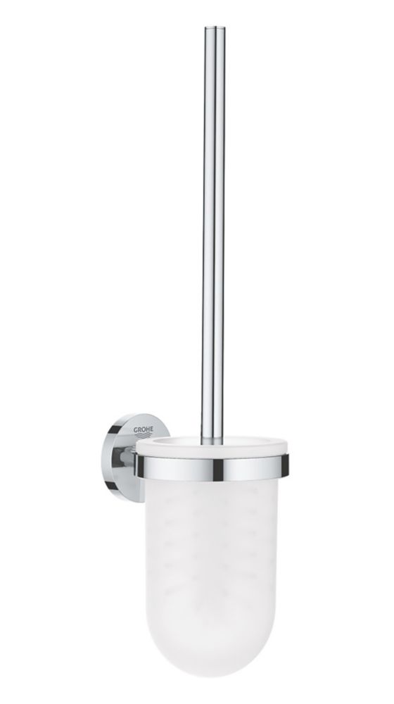 Image of Grohe Essentials Toilet Brush Set Chrome 