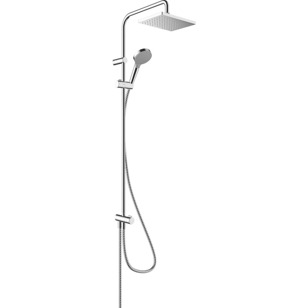 Image of Hansgrohe Vernis Shape 230 1Jet EcoSmart Reno Shower Set Modern Design Chrome 