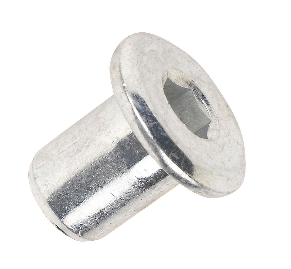 Image of Joint Connector Nuts M6 x 12mm 50 Pack 