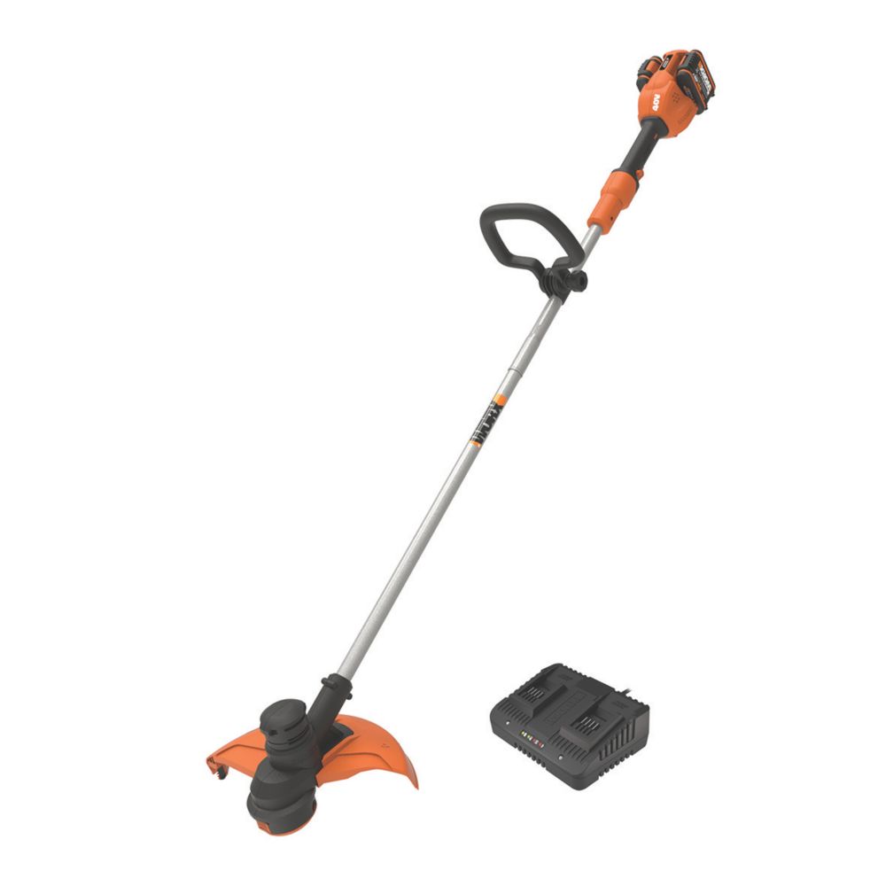 Image of Worx WG183E WG183E 40V 2 x 2.0Ah Lithium PowerShare Cordless Grass Trimmer 