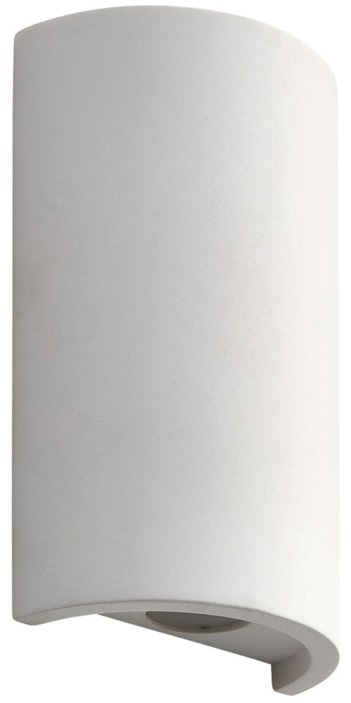 Image of Saxby LED Plaster Up & Down Wall Light White 4W 460lm 