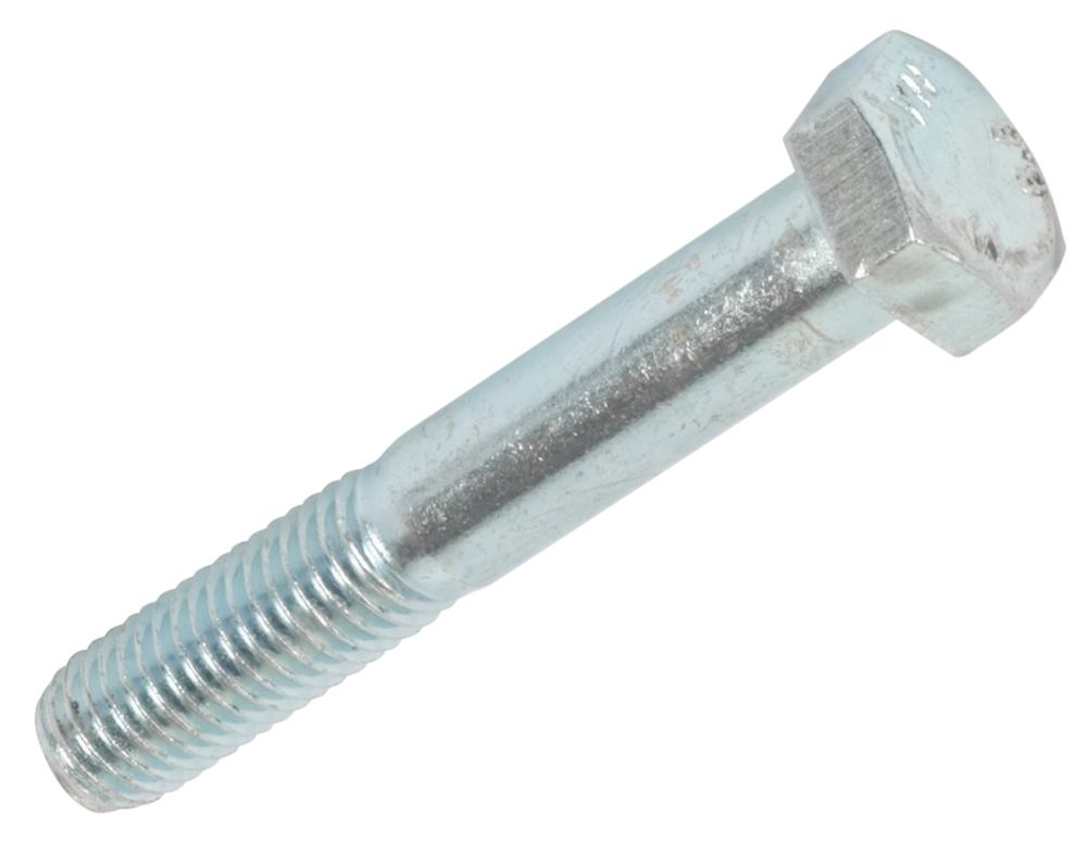 Image of Easyfix Bright Zinc-Plated High Tensile Steel Hex Bolts M12 x 75mm 50 Pack 