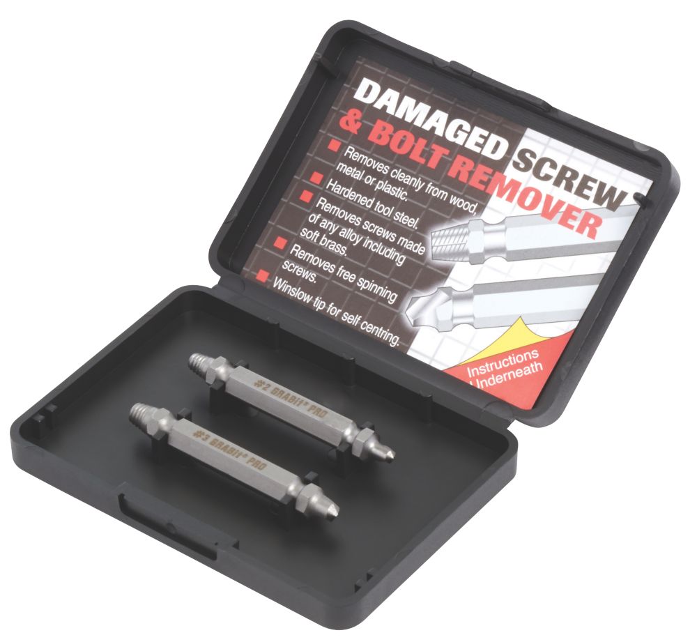 Image of Trend Grabit Damaged Screw & Bolt Remover Set 2 Pieces 