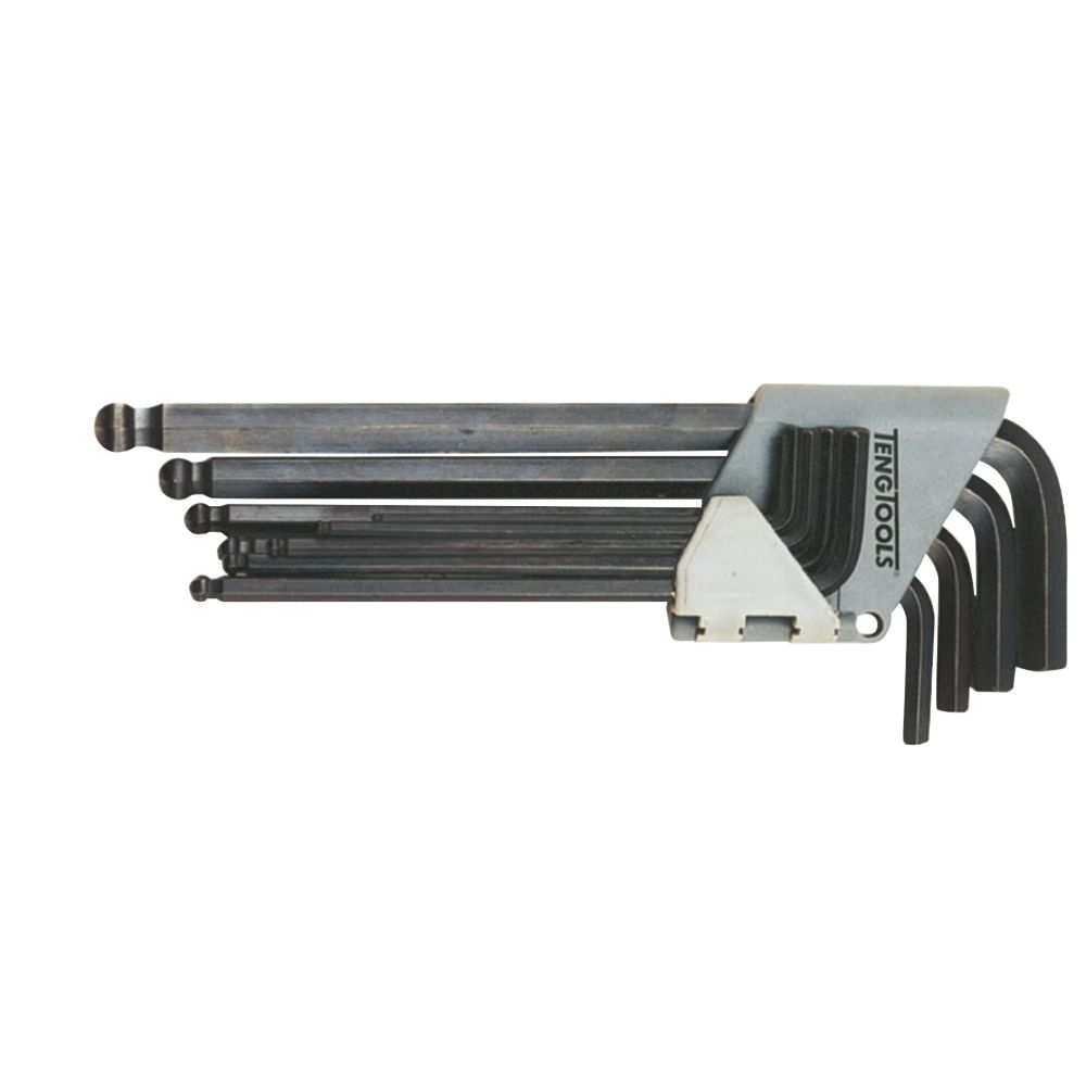 Image of Teng Tools Imperial AF Ball-End Hex Key Set 9 Pieces 