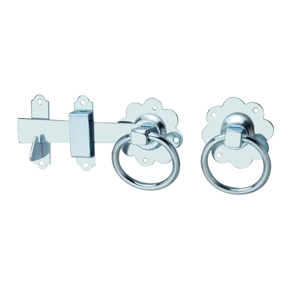 Image of Hardware Solutions Ring Gate Latch Kit Silver 
