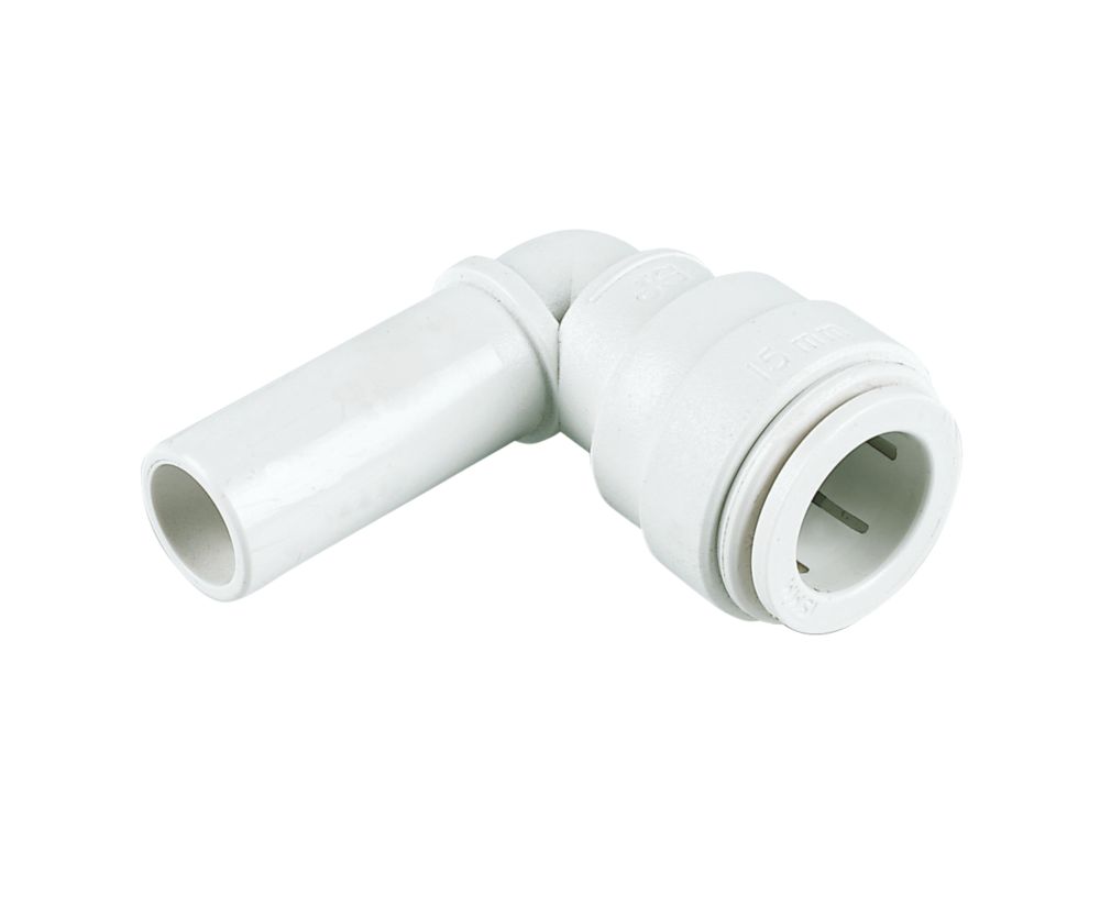 Image of JG Speedfit Plastic Push-Fit Equal 90Â° Stem Elbow 10mm 