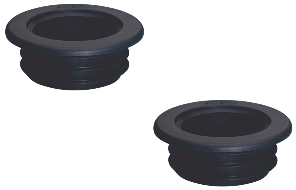 Image of PipeSnug 40mm Cover Black 2 Pack 