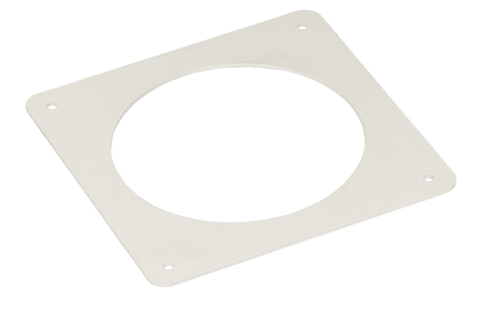 Image of Manrose Round Wall Plate White 120mm 