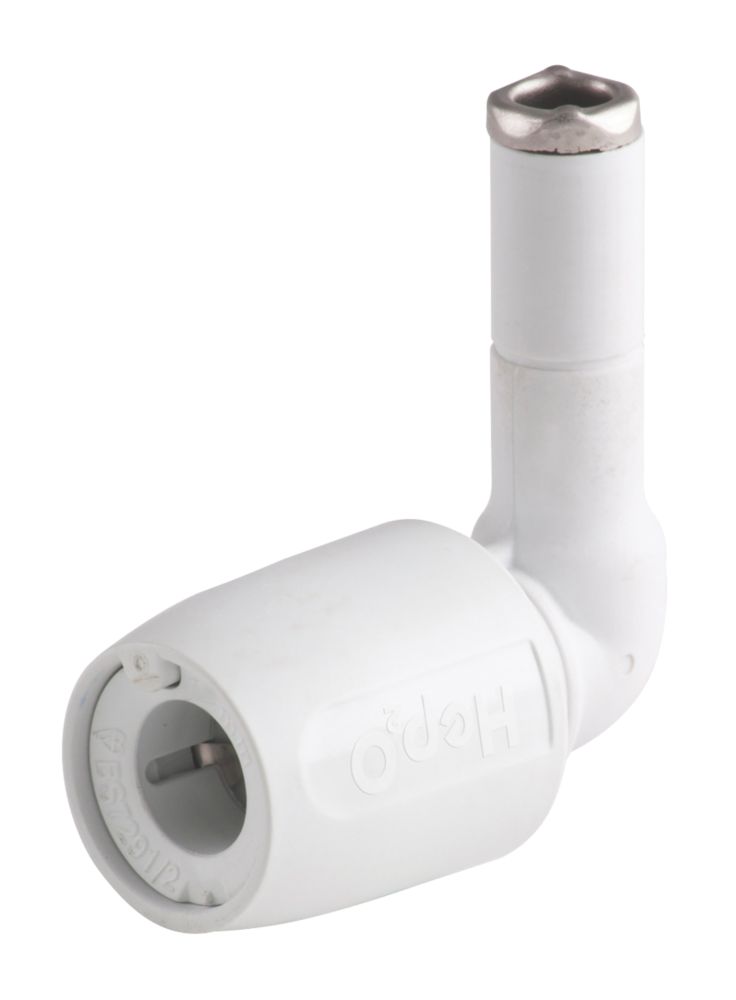 Image of Hep2O Plastic Push-Fit Equal 90Â° Stem Elbow 22mm 