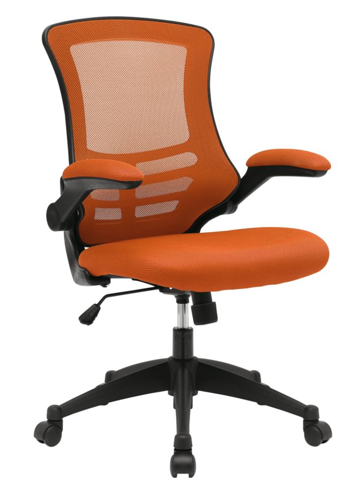 Image of Nautilus Designs Luna Medium Back Task/Operator Chair Orange 