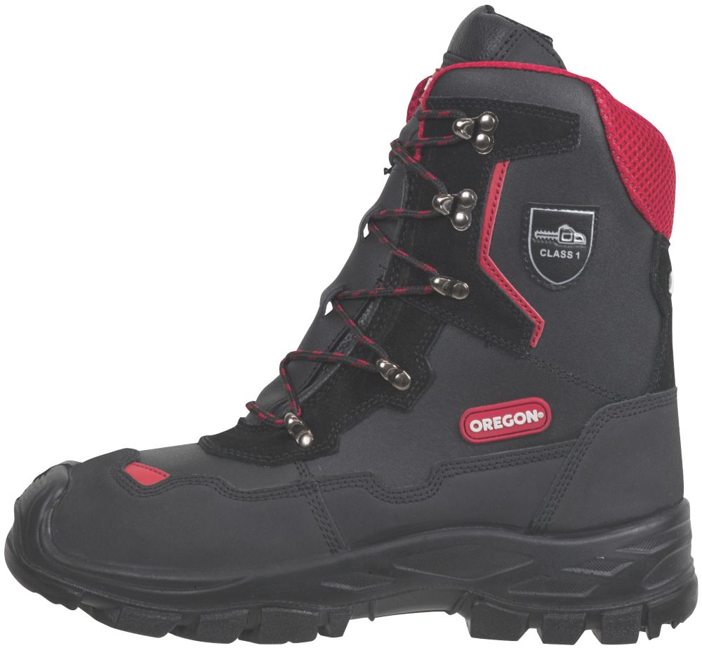 Image of Oregon Yukon Safety Chainsaw Boots Black Size 6.5 