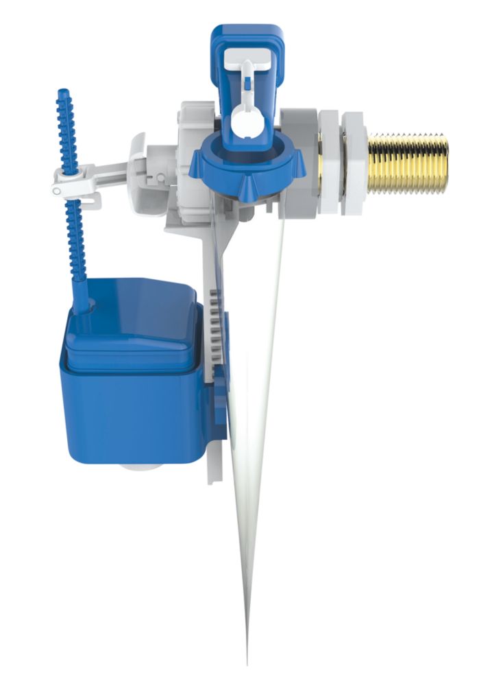 Image of Thomas Dudley Ltd Side-Entry Delay Fill Brass Tail Professional Inlet Valve 1/2" 