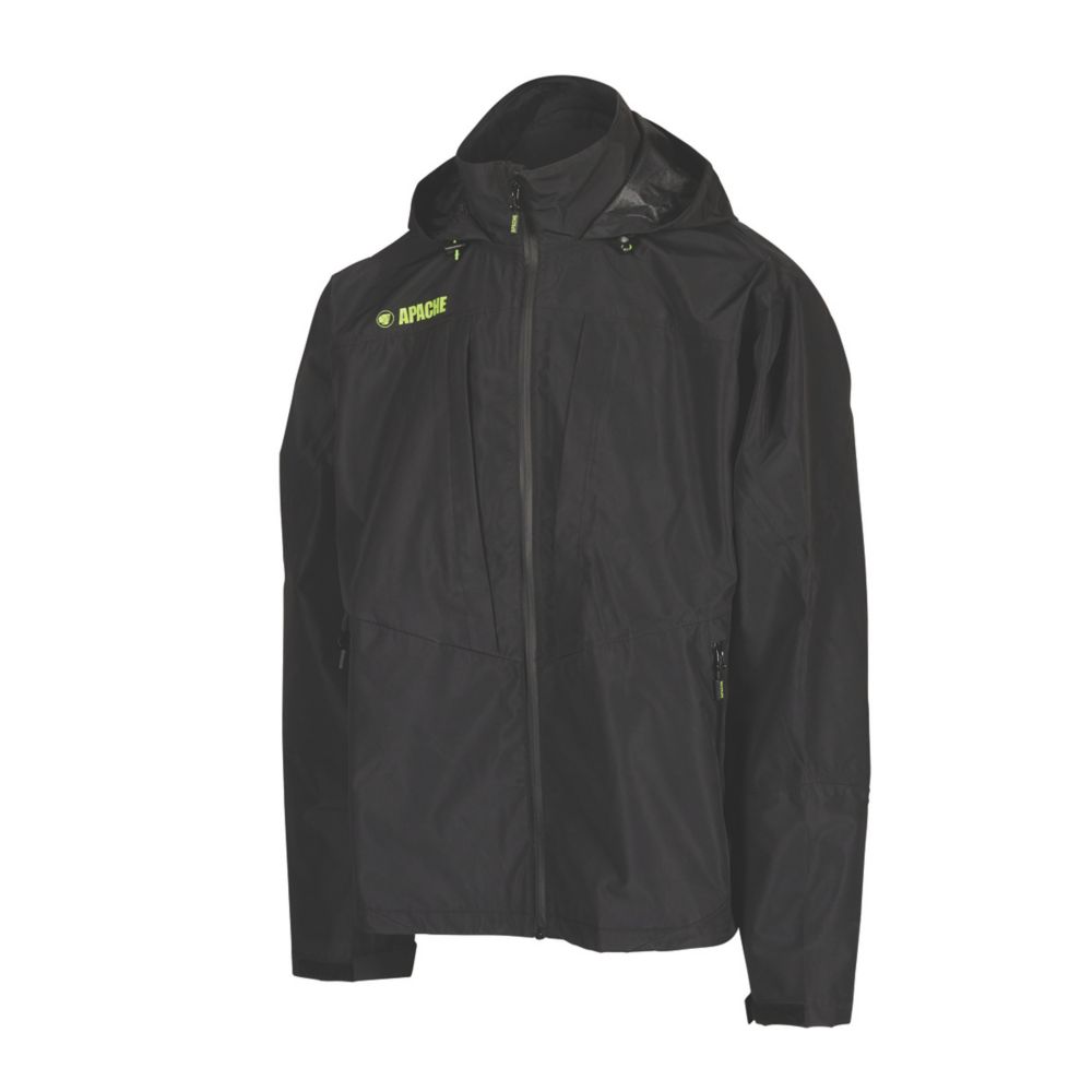 Image of Apache Ottawa Waterproof & Breathable Jacket Black Medium Size 46" Chest 