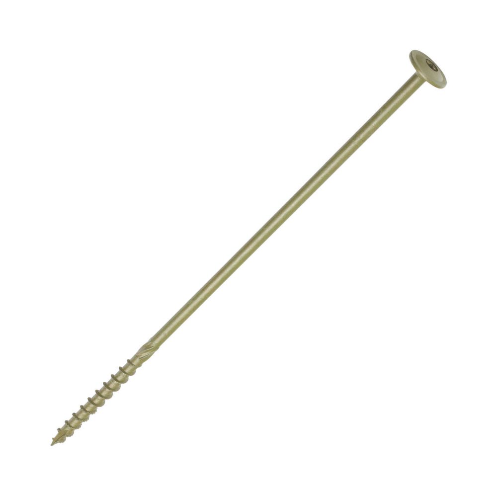 Image of Timco TX Wafer Timber Frame Construction & Landscaping Screws 8mm x 275mm 25 Pack 